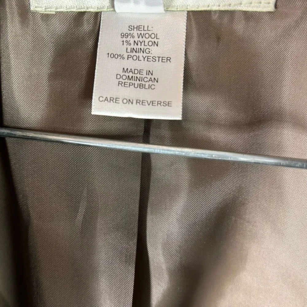 Orvis Wool Plaid Single Breasted Blazer Coat - Picture 2 of 14